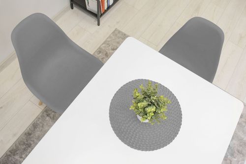 Krzesło OSAKA szare / nogi naturalne x 3 na Arena.pl