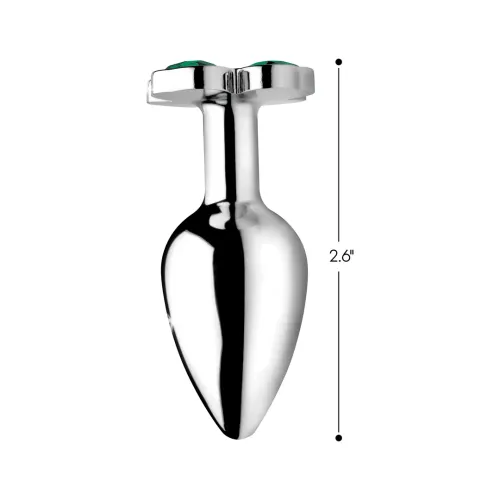 xr brands clover small - metalowy korek intymny z motywem koniczyny na Arena.pl