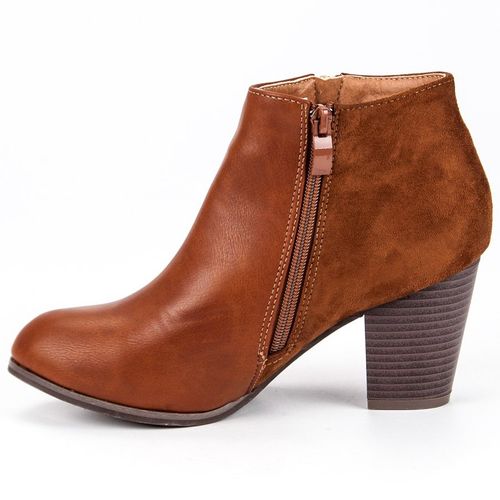 Jesienne camelowe botki r.38 na Arena.pl