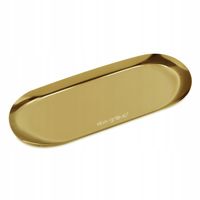 Tacka Metalowa na Narzędzia Kosmetyczne Stal Nierdzewna Złoty Kolor