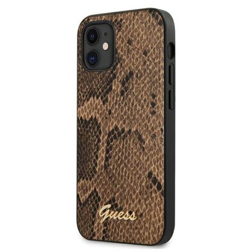 Guess Python Collection - Etui iPhone 12 mini (brązowy) na Arena.pl