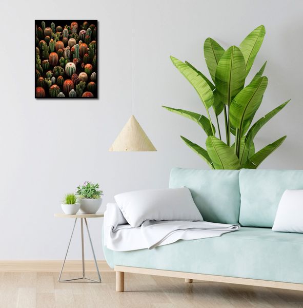 Plakat 40x50cm Ogród Kaktusów zdjęcie 4