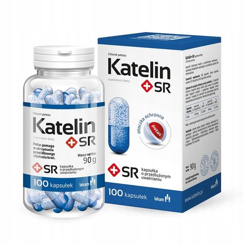 Katelin SR+ Potas O Przedłużonym Uwalnianiu 100 Kapsułek na Arena.pl