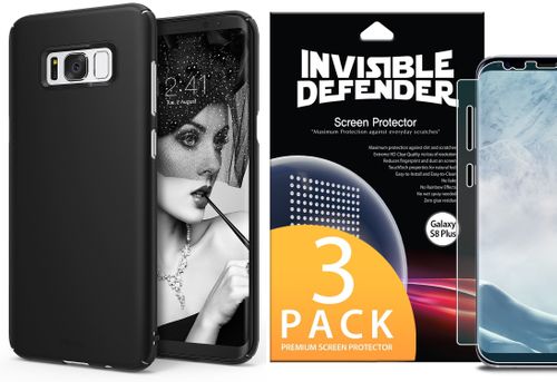 ETUI CASE RINGKE SLIM GALAXY S8 PLUS + 3X FOLIA 3D na Arena.pl