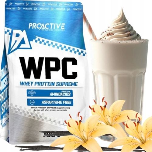 BIAŁKO whey WPC serwatkowe ODŻYWKA białkowa WANILIA ProActive INSTANT 700g na Arena.pl