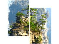 60X60CM WIDOK GÓRY DWU OBRAZ ŚCIAN