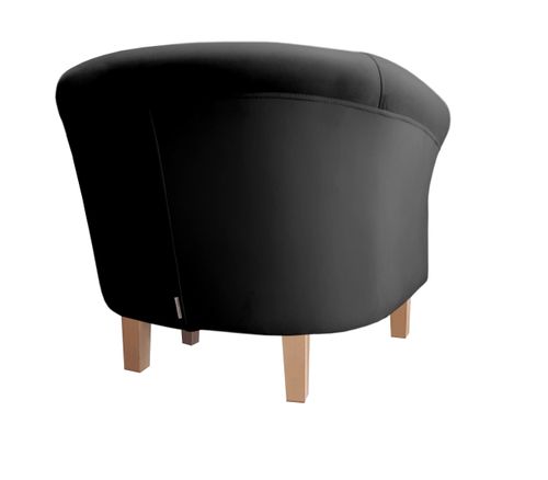 Fotel Milo nogi buk czarny MG19 na Arena.pl