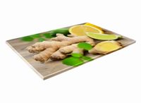 SZKLANA DESKA KUCHENNA 60x20 364c Imbir