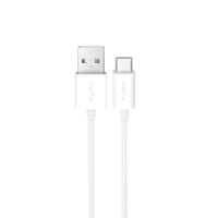 kabel przewód usb-a - usb-c tpe 10w 3m - biały