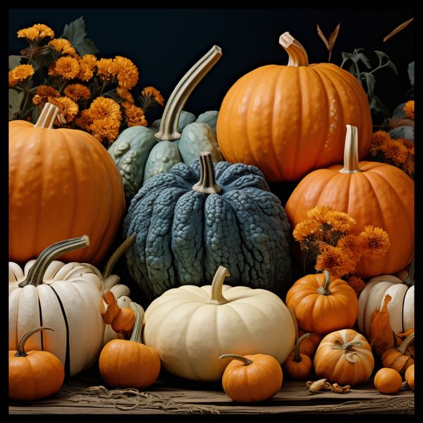 Plakat 70x70cm Jesienne Urodzaje zdjęcie 2