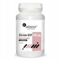 CHROM GTF 200 MCG 100 TABLETEK ODCHUDZANIE METABOLIZM CUKIER GLUKOZA APETYT