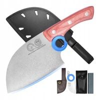 Nóż Tasak Serbski,myśliwski,rzeźnicki, szefa kuchni solidny z etui