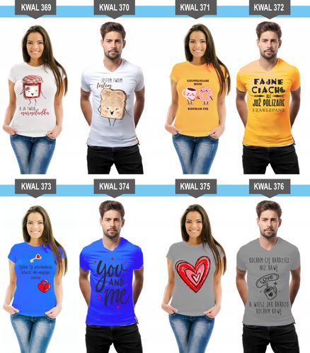 Koszulki z nadrukiem dla Par Prezent Mąż Żona na Arena.pl