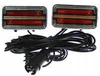 LAMPY TYLNE LED DIODOWE NA MAGNES PRZYCZEPY 7,5m