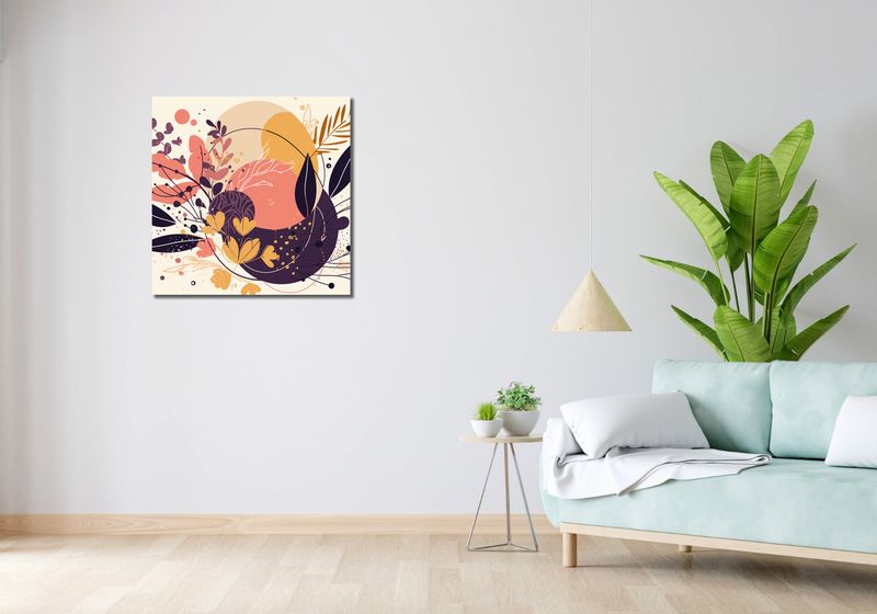 Obraz 70x70cm Wigor Kształtów zdjęcie 2