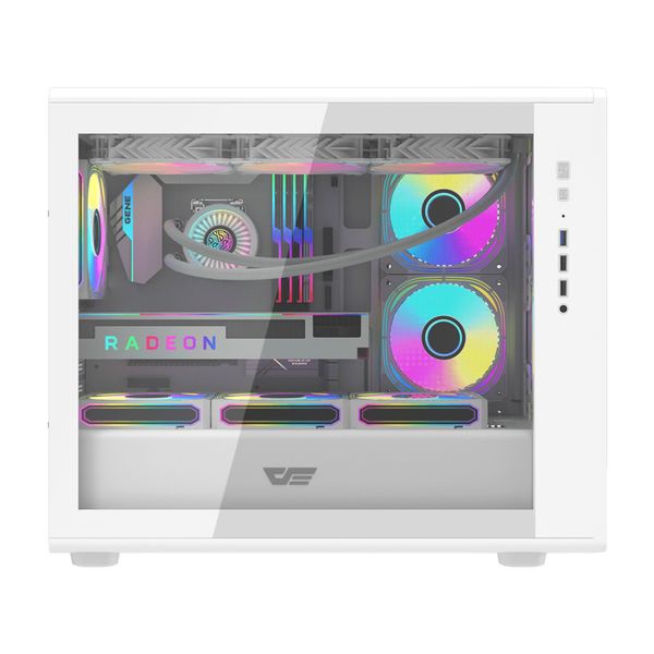 obudowa komputerowa darkflash db460m (biała) zdjęcie 4