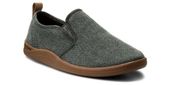 Clarks Półbuty męskie - Mapped Slip, wsuwane - rozmiar 40 - czarne, tkanina