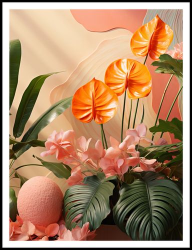 Plakat 75x100cm Pomarańczowy Raj na Arena.pl