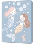 Obraz 50x70cm Wzory dla Dzieci, Dziewczynki i Chłopca - Syrenki