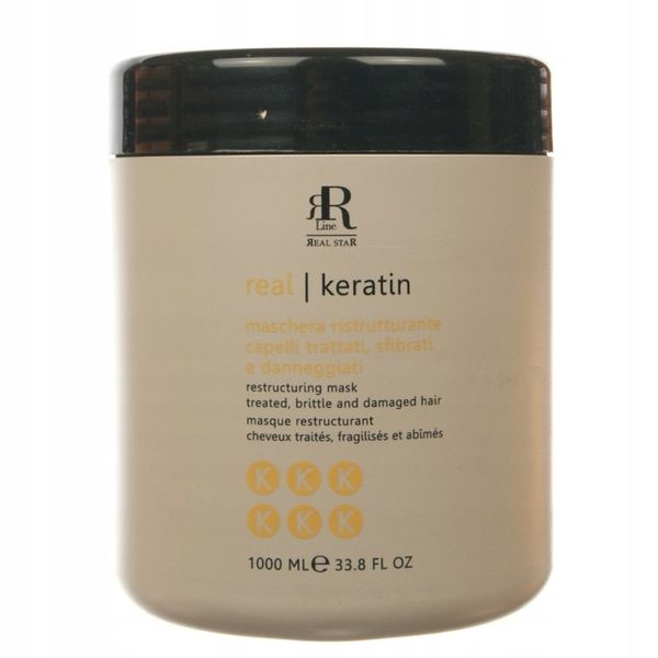 RR Line Keratin Star maska odbudowująca 1000 ml zdjęcie 1