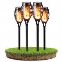 Lampy Solarne Ogrodowe LED Pochodnia Płomień Latarnia Lampki Do Ogrodu
