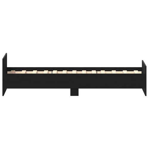 Łóżko bez materaca, czarny dąb, 100x200 cm na Arena.pl