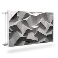 Mata MAGNETYCZNA Na Grzejnik Abstrakcyjna Ściana Efekt 3D 100cm x 60cm