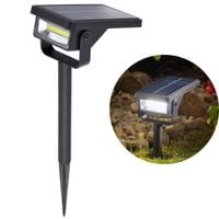 LAMPA SOLARNA REFLEKTOR WBIJANY 36 CM 10LED