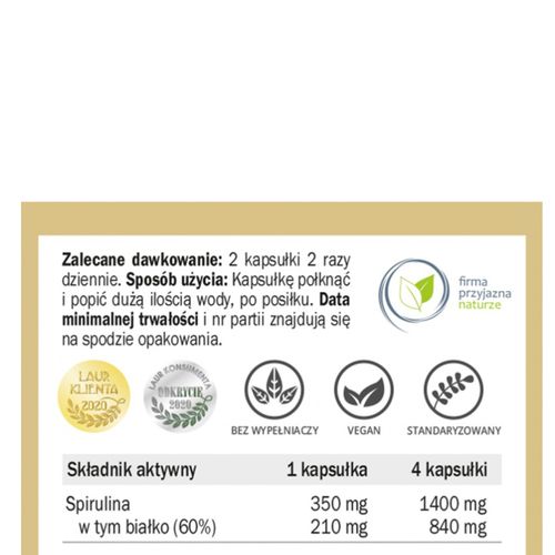 Yango SPIRULINA  90 kapsułek na Arena.pl