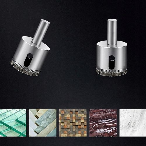 WIERTŁO OTWORNICE DIAMENTOWE DO GRESU PŁYTEK SZKŁA PROFIL 6-68MM KORONKI na Arena.pl