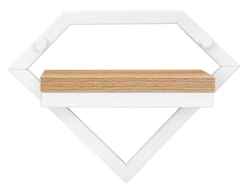 Kwietnik metalowy ścienny Doron Biały Craft na Arena.pl