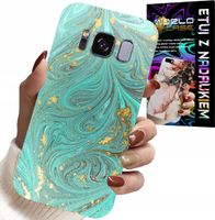 ETUI DO SAMSUNG GALAXY S8 - MARMURKOWE WZORY + FOLIA HYDROŻEL