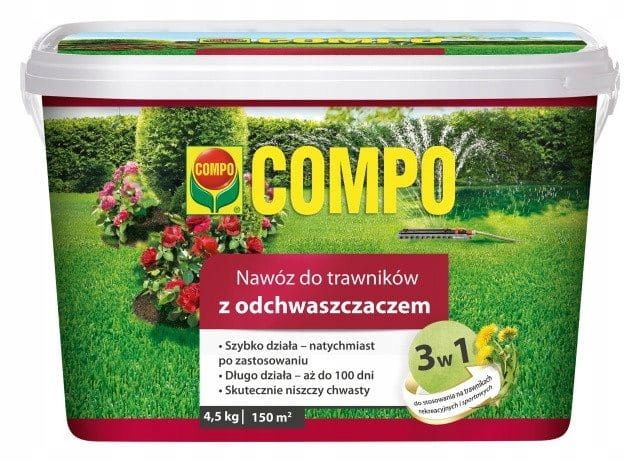 Compo Nawóz do trawników z odchwaszczaczem 4,5kg zdjęcie 1