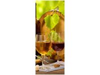 40X100CM BIAŁE CZERWONE OBRAZ PION