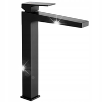BATERIA UMYWALKOWA STOJĄCA NABLATOWA KORFU CZARNA DIAMOND NOWOCZESNY DESIGN
