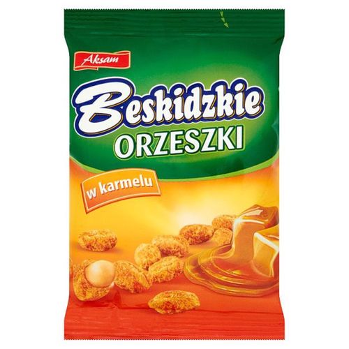 Aksam Beskidzkie Orzeszki w karmelu 100 g na Arena.pl