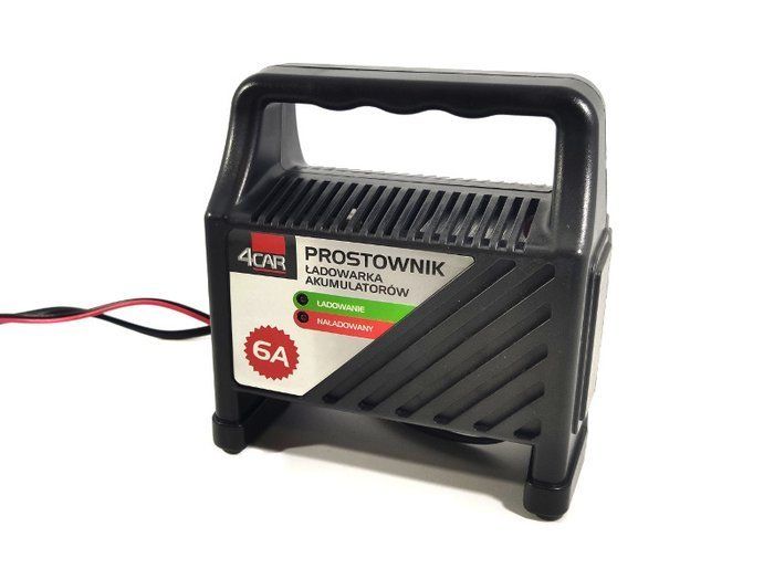 PROSTOWNIK DO AKUMULATORA SAMOCHODU MOTORU 6A 12V zdjęcie 2