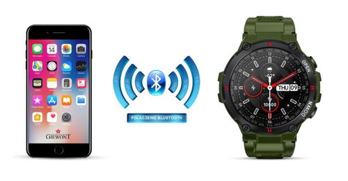 Smartwatch Giewont GW430-3 Zielony na Arena.pl