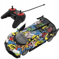 SAMOCHÓD WYŚCIGÓWKA AUTO STEROWANE RC OTWIERANE DRZWI PILOT STYL KOMIKS