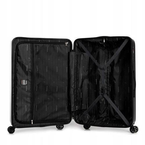 WITTCHEN duża walizka z ABS-u z logo czarna na Arena.pl