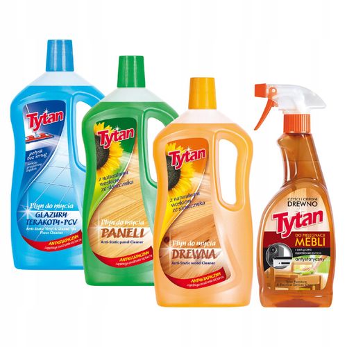 Tytan do mycia DREWNA, PANELI, MEBLI, PŁYTEK MIX na Arena.pl