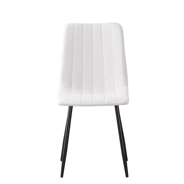 IRIS KRZESŁO TAPICEROWANE ECRU WELUR zdjęcie 9