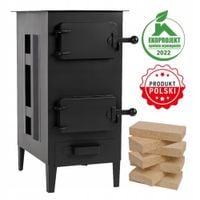 PIEC POLSKI KOMINEK SZAMOTOWY APOLLO KOZA PIECYK CERTYFIKAT ATEST