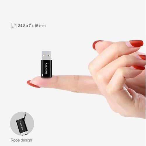 Adapter US-SJ172 USB-USB-C 3.0, czarny na Arena.pl