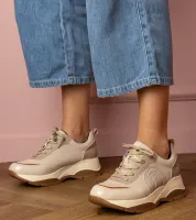 Beżowe sportowe sneakersy damskie Wener 40