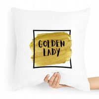 Poduszka Prezent Dla Dziewczyny Goldenlady Z Nadrukiem Ze Zdjęciem