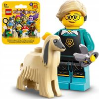 71045 - lego minifigures - psia fryzjerka z chartem afgańskim col25-12