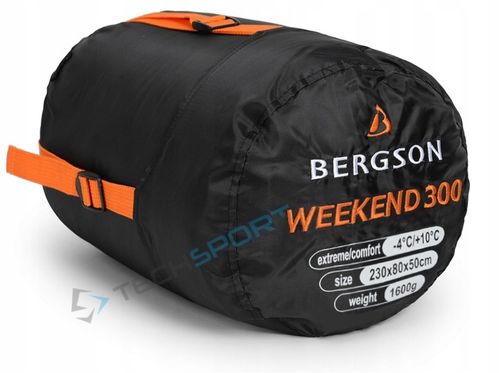 MARKOWY ŚPIWÓR MUMIA BERGSON WEEKEND 300 do -4st!! na Arena.pl