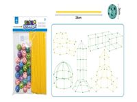 KLOCKI KONSTRUKCYJNE RURKI BAZA NAMIOT DOMEK 75EL. WYSOKA JAKOŚĆ WYKONANIA