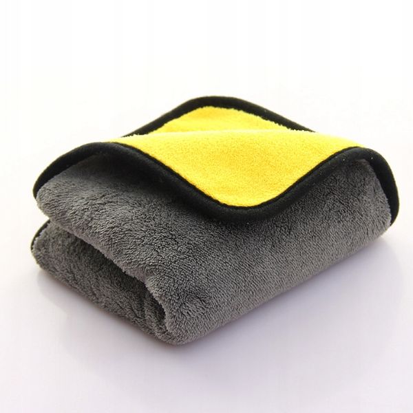 PUSZYSTY RĘCZNIK DO OSUSZANIA AUTA MIKROFIBRA 30*30 CM, 500gsm zdjęcie 1